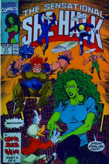 Couverture de SENSATIONAL SHE-HULK (1989) #17 - par Dale Keown - lecubeacomics.com