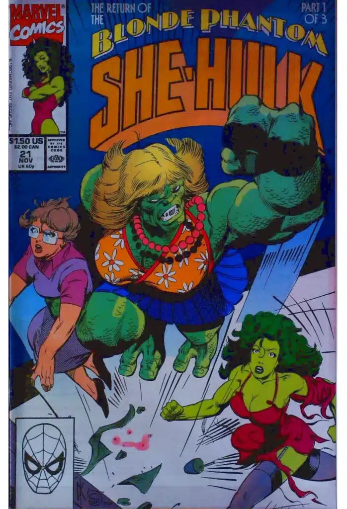 Sensational She-Hulk #21, vue de l'exemplaire