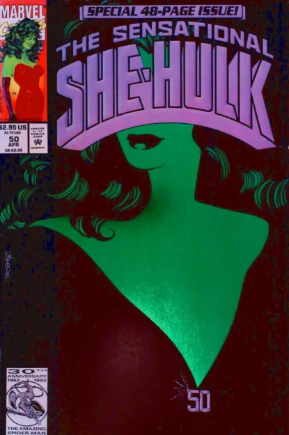 SENSATIONAL SHE-HULK (1989) #50 - Marvel - lecubeacomics.com Couverture de SENSATIONAL SHE-HULK (1989) #50 - par John Byrne - lecubeacomics.com