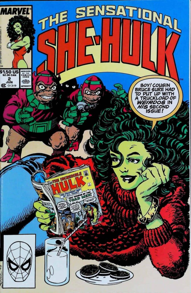 Sensational She-Hulk #2, vue de l'exemplaire