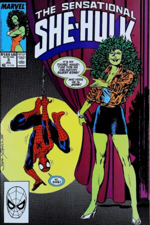 Couverture de SENSATIONAL SHE-HULK (1989) #3 - par John Byrne - lecubeacomics.com