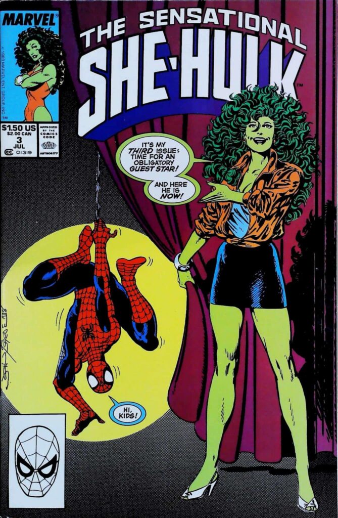 Sensational She-Hulk #3, exemplaire FN/VF 7.0, recto