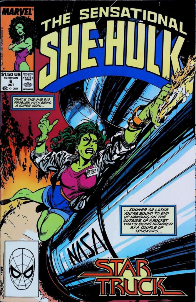 Sensational She-Hulk #6, vue de l'exemplaire