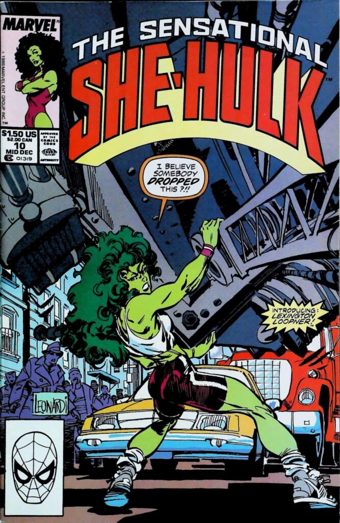 Sensational She-Hulk #10, exemplaire VF 8.0, recto