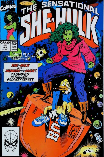Couverture de SENSATIONAL SHE-HULK (1989) #14 - par Mark Texeira - lecubeacomics.com