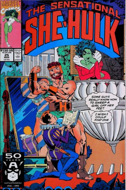 SENSATIONAL SHE-HULK (1989) #25 - Marvel - lecubeacomics.com Couverture de SENSATIONAL SHE-HULK (1989) #25 - par Bryan Hitch - lecubeacomics.com