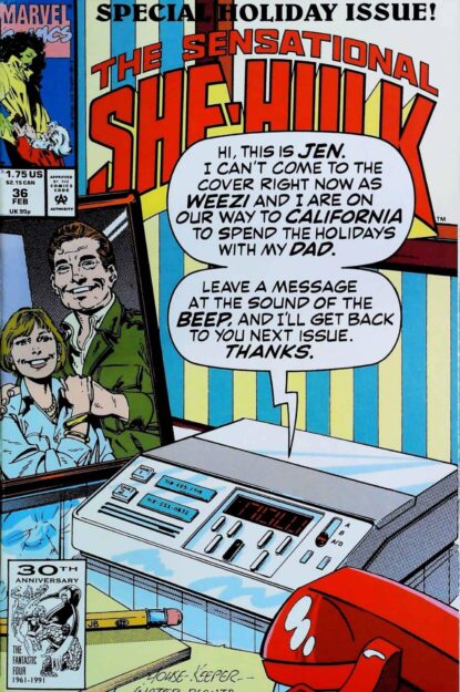 SENSATIONAL SHE-HULK (1989) #36 - Marvel - lecubeacomics.com Couverture de SENSATIONAL SHE-HULK (1989) #36 - par John Byrne - lecubeacomics.com