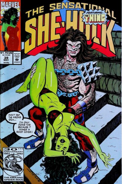 SENSATIONAL SHE-HULK (1989) #39 - Marvel - lecubeacomics.com Couverture de SENSATIONAL SHE-HULK (1989) #39 - par John Byrne - lecubeacomics.com