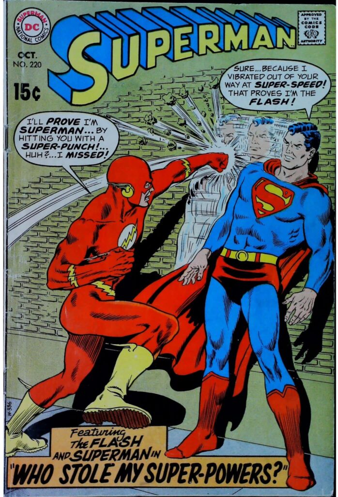 Superman #220, vue de l'exemplaire