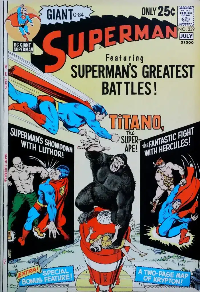 Superman #239, vue de l'exemplaire