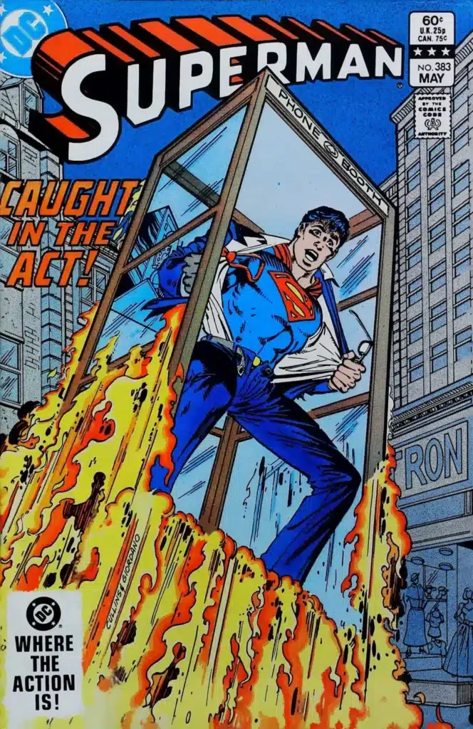 Superman #383, vue de l'exemplaire