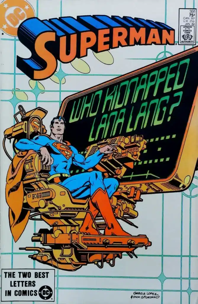 Superman #391, vue de l'exemplaire