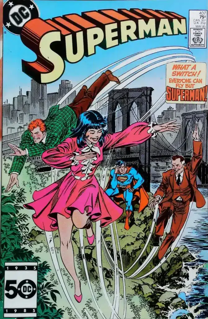 Superman #407, vue de l'exemplaire