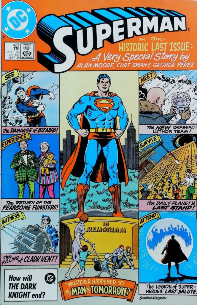 Superman #423, vue de l'exemplaire