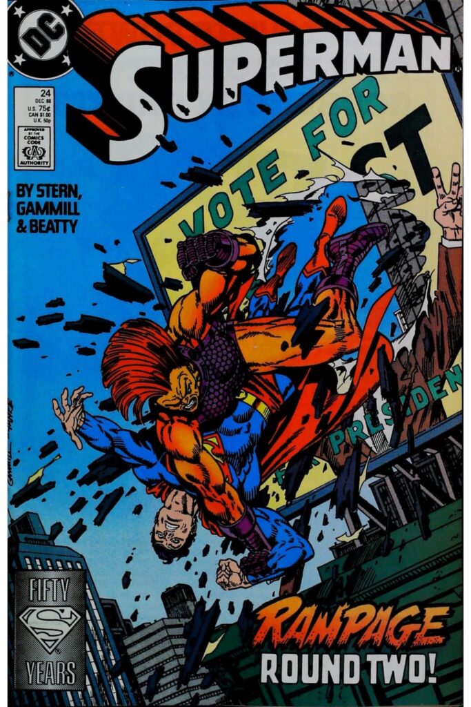 Superman #24, vue de l'exemplaire