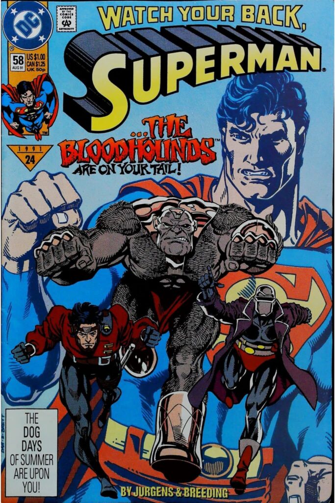 Superman #58, vue de l'exemplaire