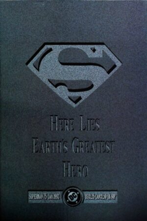 SUPERMAN (1987) #75 BLACK MEMORIAL UNBAGGED DC Comics lecubeacomics.com