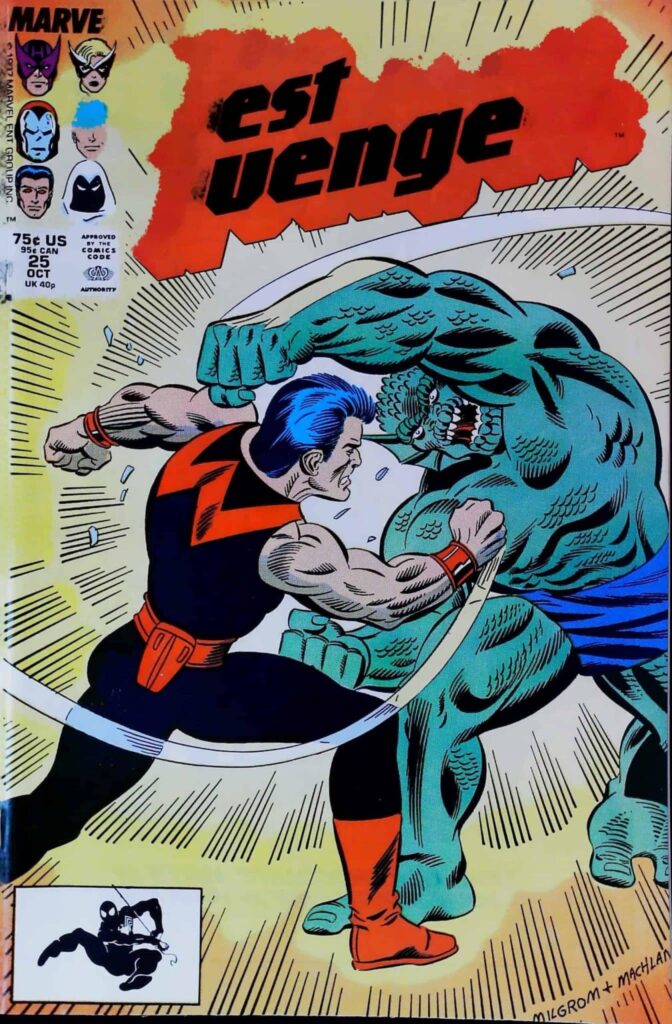 Avengers West Coast #25, vue de l'exemplaire