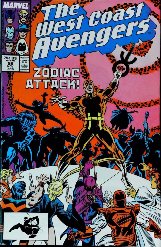 Avengers West Coast #26, vue de l'exemplaire