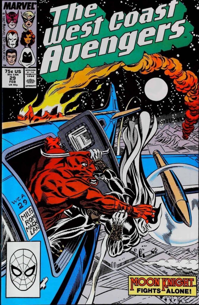 Avengers West Coast #29, vue de l'exemplaire