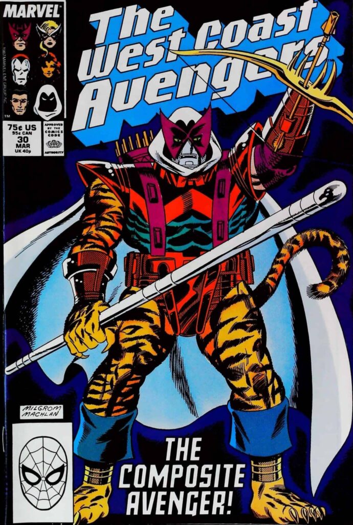 Avengers West Coast #30, vue de l'exemplaire