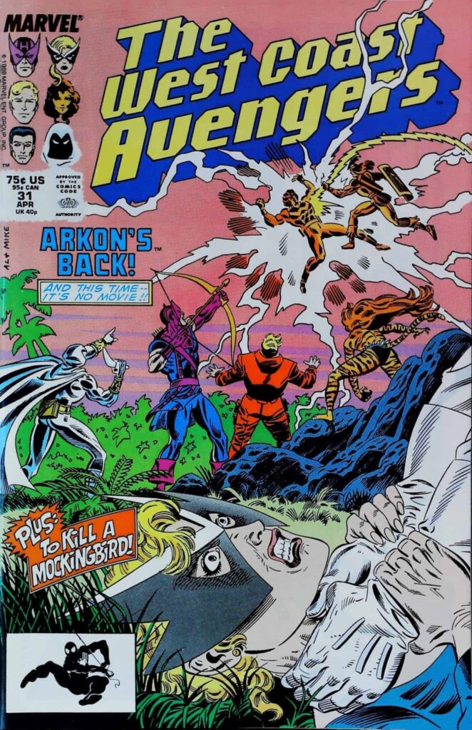 Avengers West Coast #31, vue de l'exemplaire
