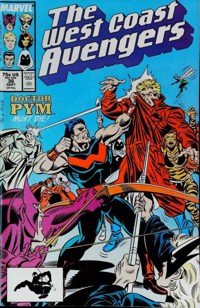 Avengers West Coast #36, vue de l'exemplaire