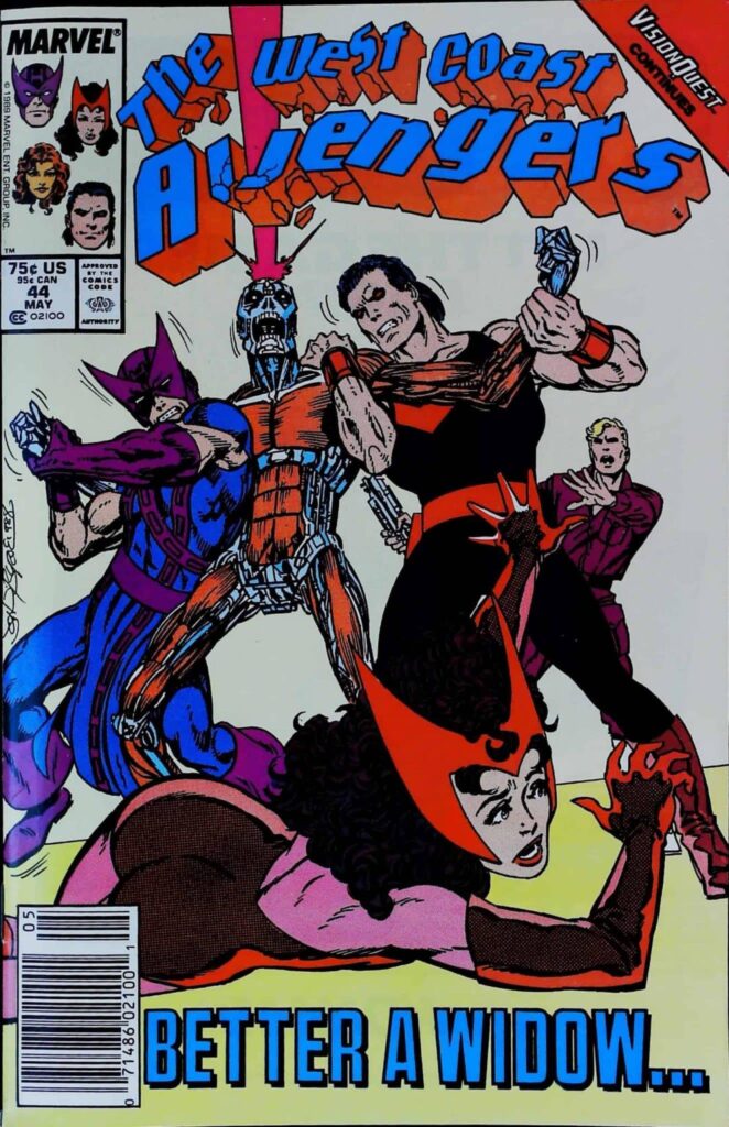 Avengers West Coast #44, vue de l'exemplaire