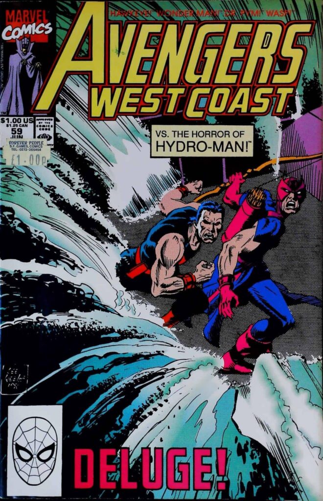 Avengers West Coast #59, vue de l'exemplaire