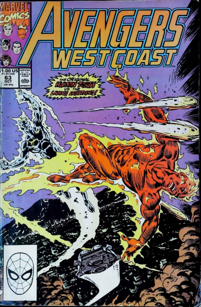 Avengers West Coast #63, vue de l'exemplaire