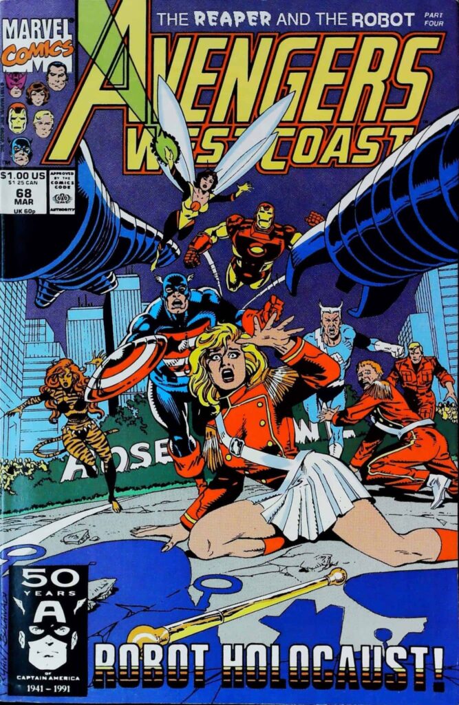Avengers West Coast #68, vue de l'exemplaire
