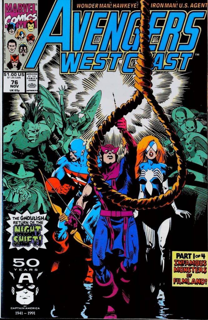 Avengers West Coast #76, vue de l'exemplaire