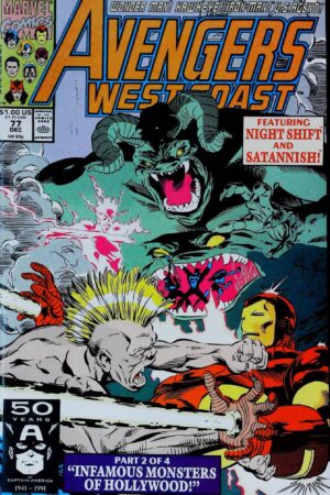 AVENGERS WEST COAST (1985) #77 Marvel lecubeacomics.com