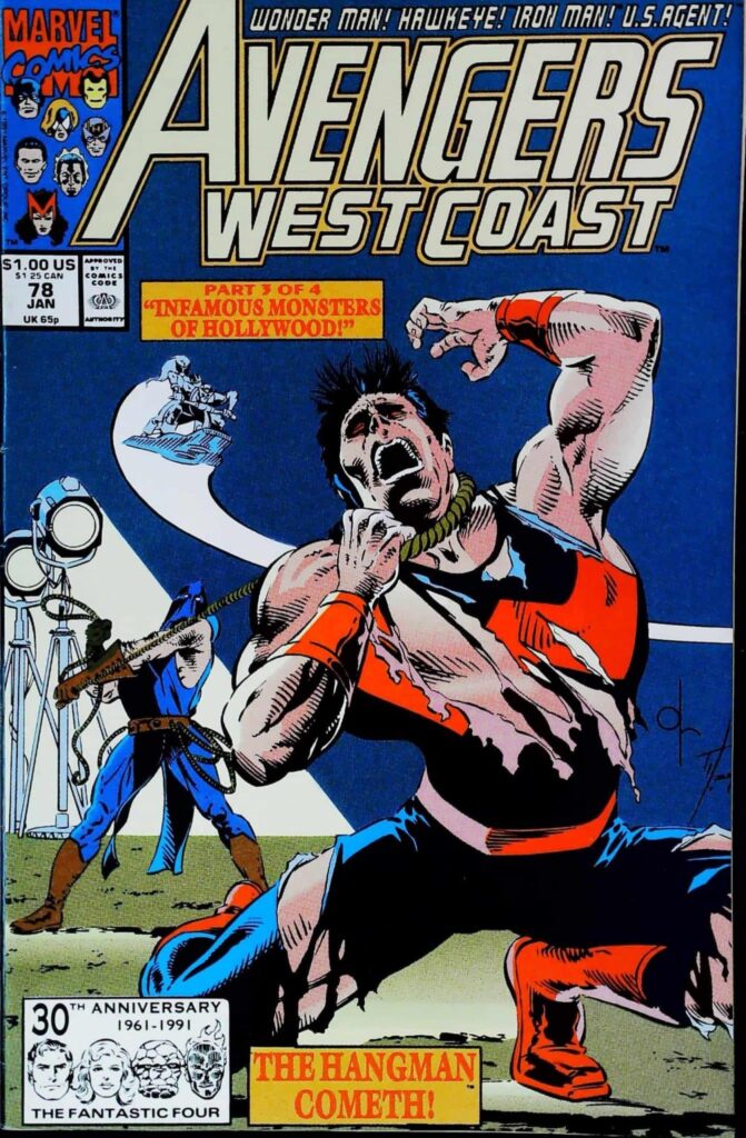 Avengers West Coast #78, vue de l'exemplaire