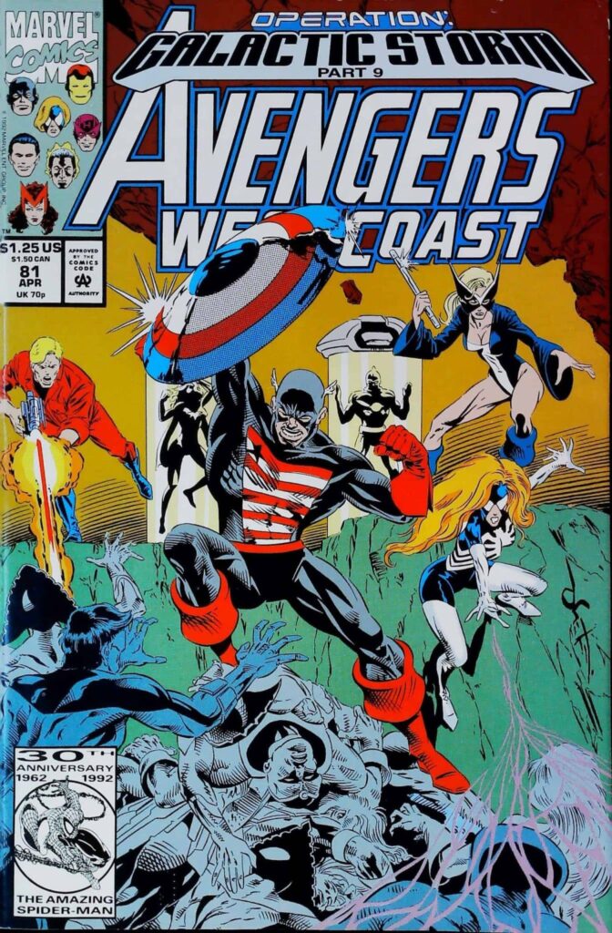 Avengers West Coast #81, vue de l'exemplaire