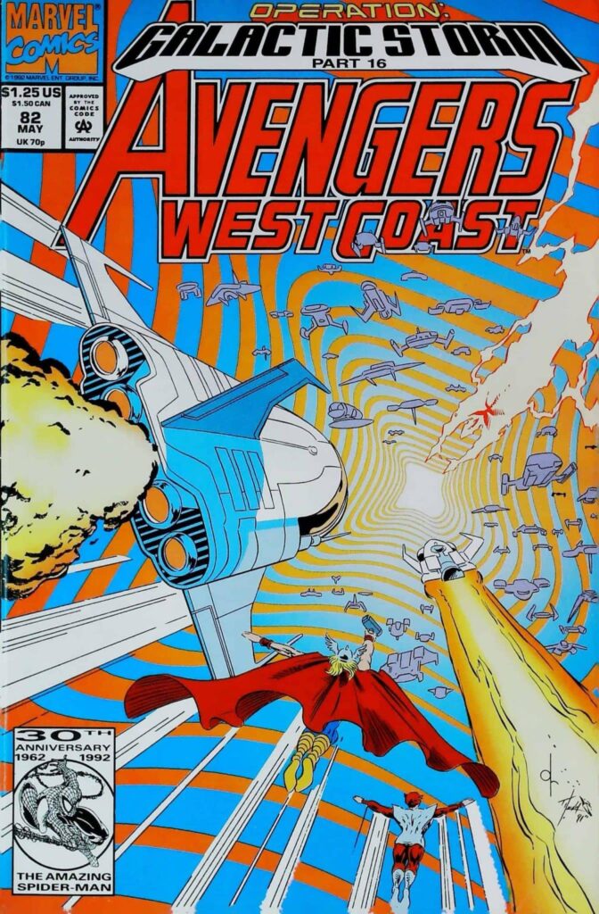 Avengers West Coast #82, vue de l'exemplaire