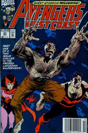 AVENGERS WEST COAST (1985) #87 Marvel lecubeacomics.com