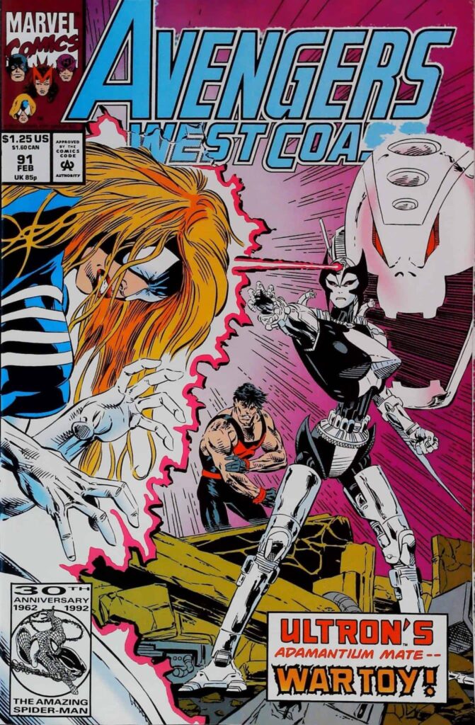 Avengers West Coast #91, vue de l'exemplaire