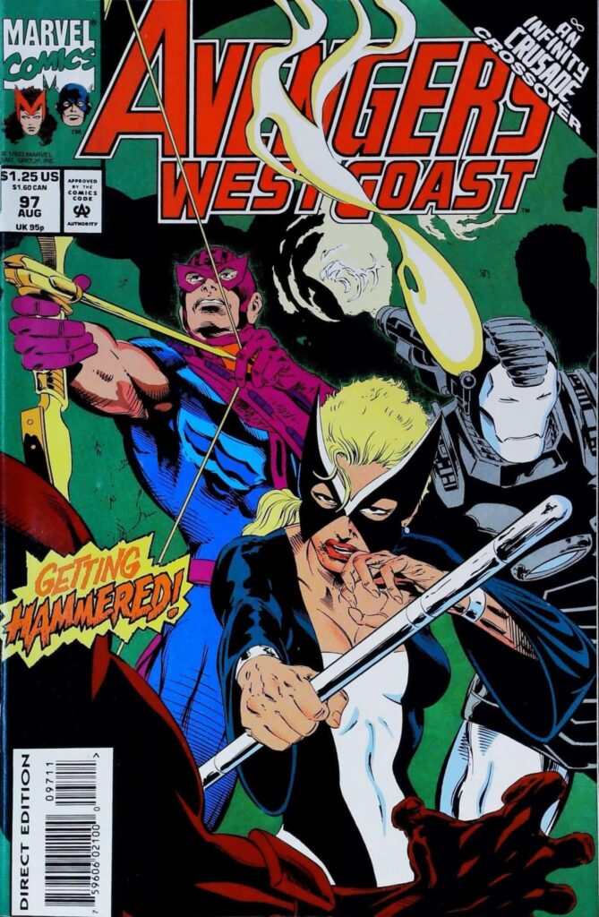 Avengers West Coast #97, vue de l'exemplaire