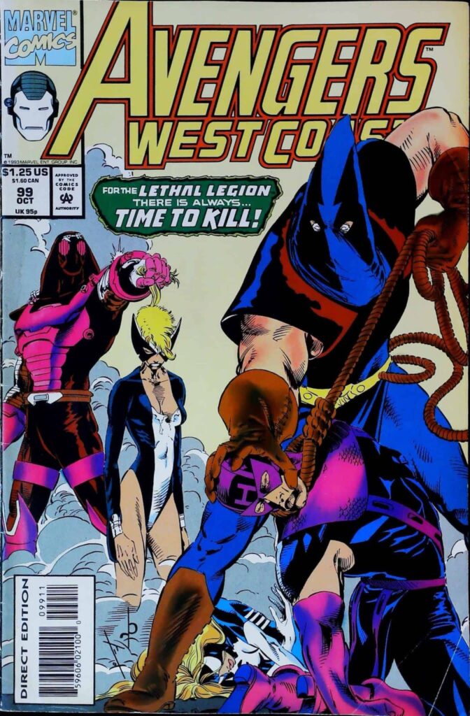 Avengers West Coast #99, vue de l'exemplaire