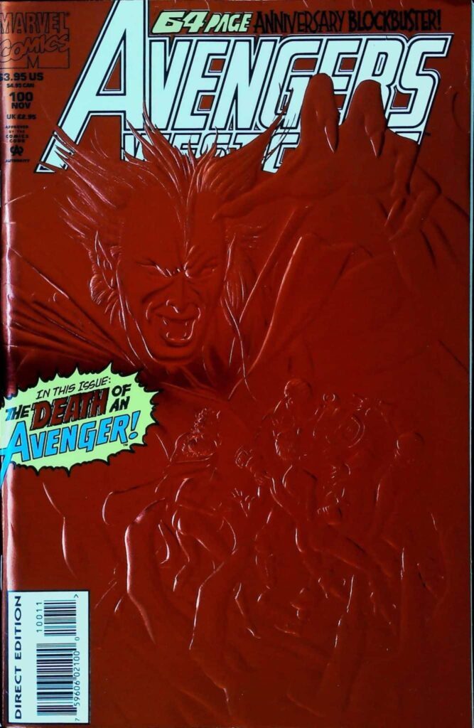 Avengers West Coast #100, vue de l'exemplaire