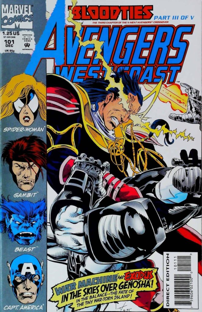 Avengers West Coast #101, vue de l'exemplaire