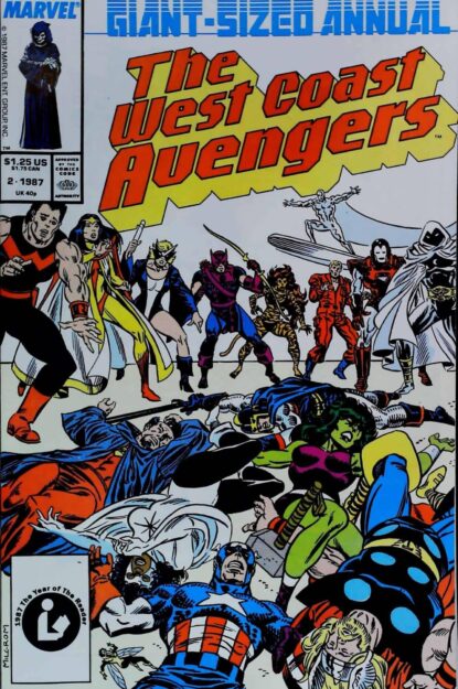 WEST COAST AVENGERS ANNUAL (1986) #2 - Marvel - lecubeacomics.com Couverture de WEST COAST AVENGERS ANNUAL (1986) #2 - par Al Milgrom - lecubeacomics.com
