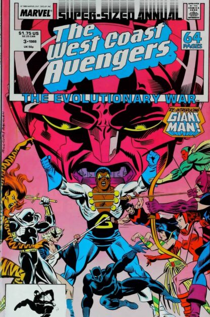 WEST COAST AVENGERS ANNUAL (1986) #3 - Marvel - lecubeacomics.com Couverture de WEST COAST AVENGERS ANNUAL (1986) #3 - par Al Milgrom - lecubeacomics.com