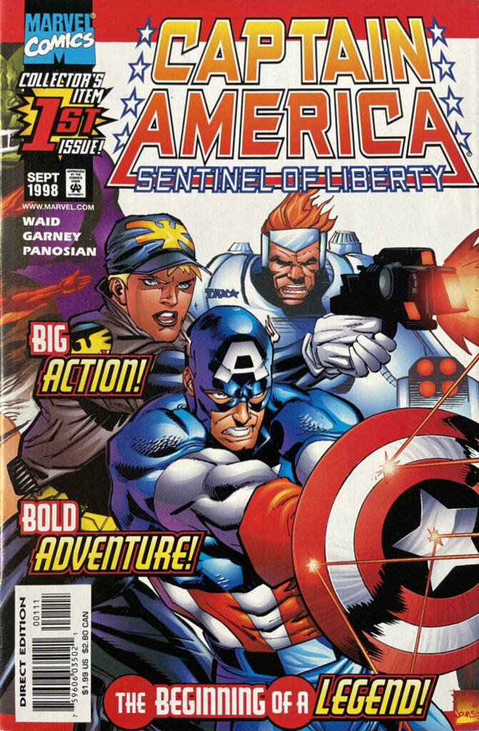 Captain America: Sentinel Of Liberty #1, couverture