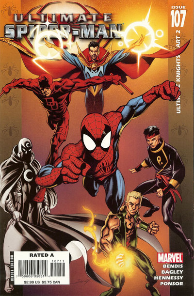 Ultimate Spider-Man #107, couverture