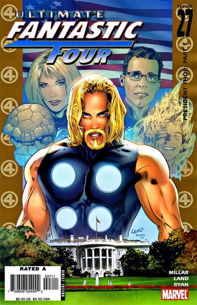 Ultimate Fantastic Four #27, couverture