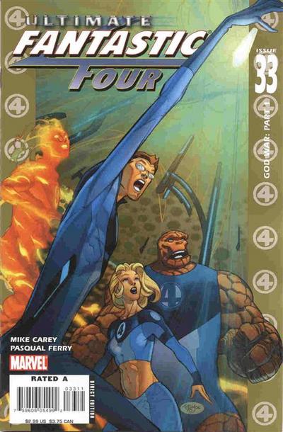 Ultimate Fantastic Four #33, couverture