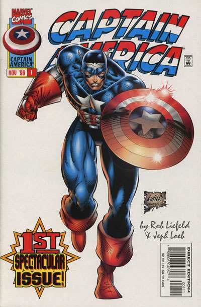 Captain America #1, couverture