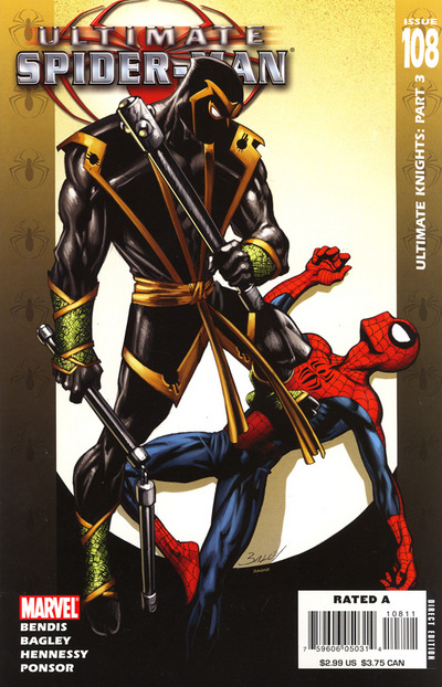 Ultimate Spider-Man #108, couverture